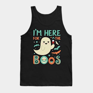 Here for the boos Halloween tee Tank Top